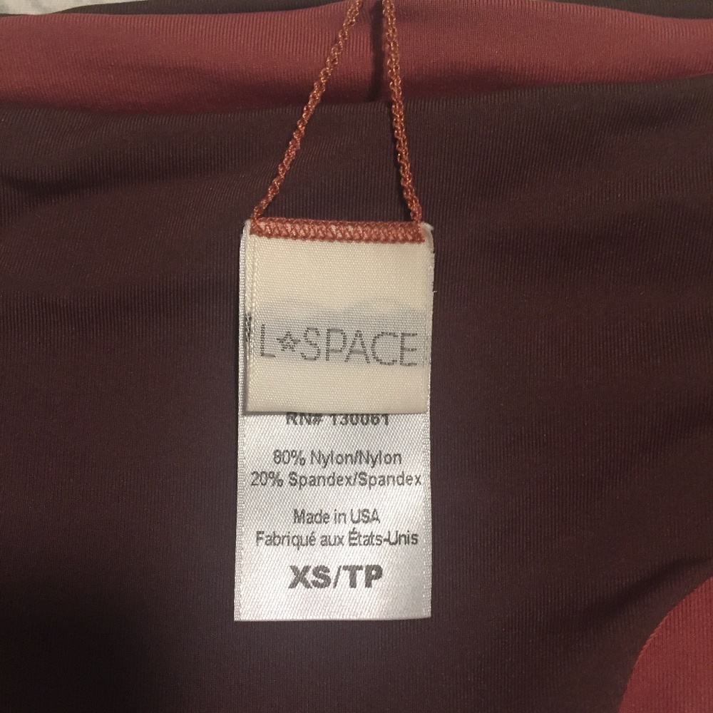 L*Space barracuda bikini bottoms chocolate color - Picture 4 of 4